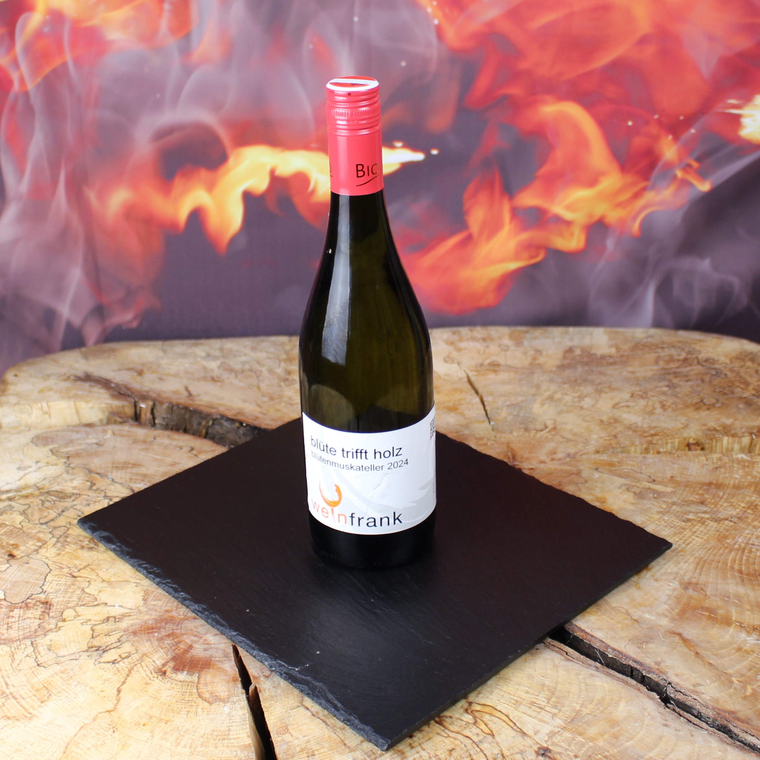 BIO Blütenmuskateller - Blüte trifft Holz