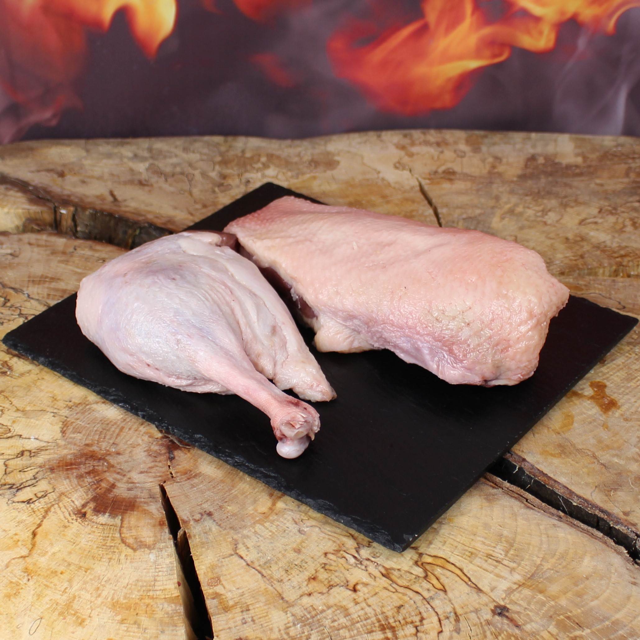 1 Bio Gänsekeule & 1/2 Bio Gänsebrust