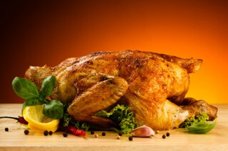 gebratenes Huhn