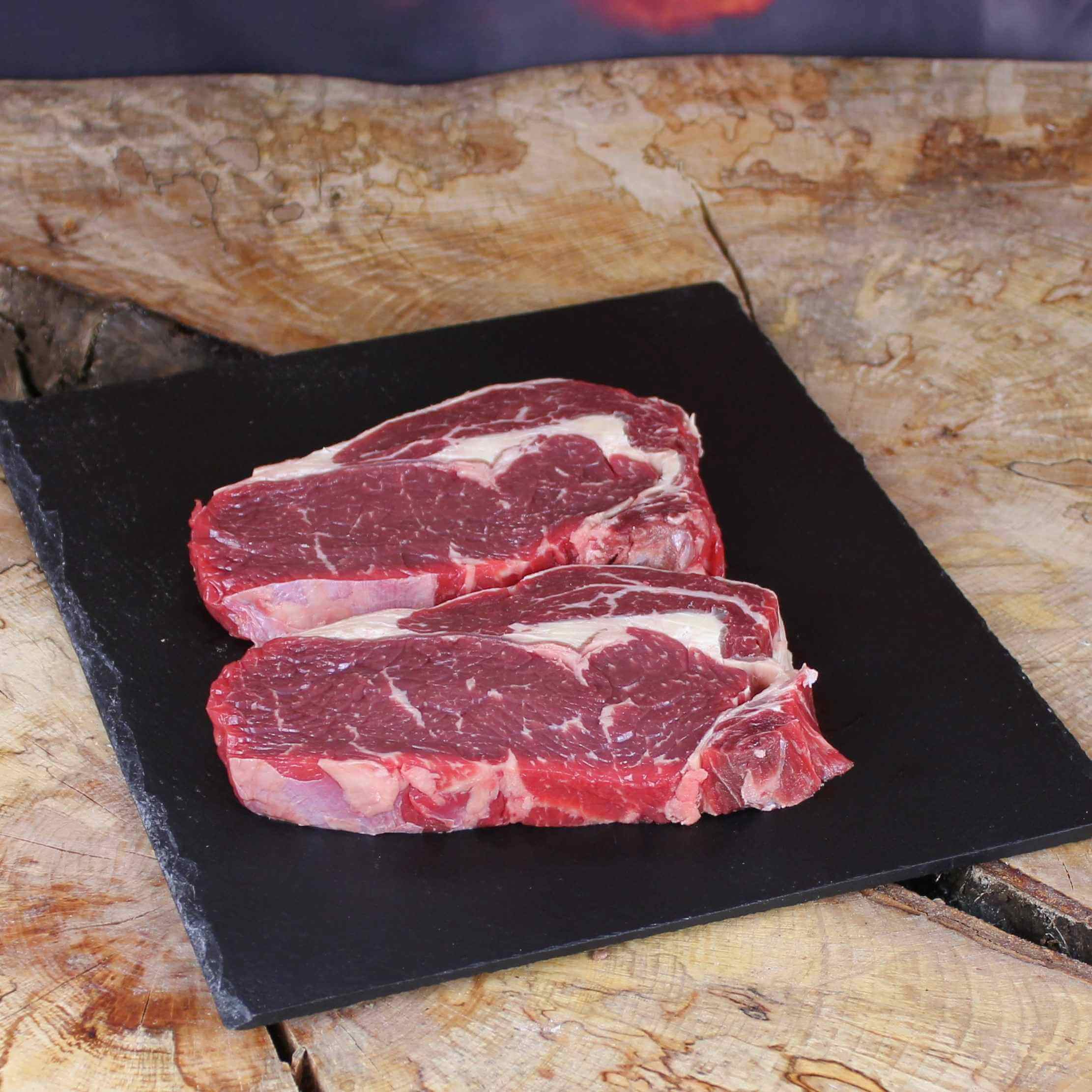 Bio Rostbraten / Rib Eye Steak geschnitten Bio Rostbraten / Rib Eye Steak geschnitten