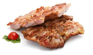 Hühnerkeulen steaks